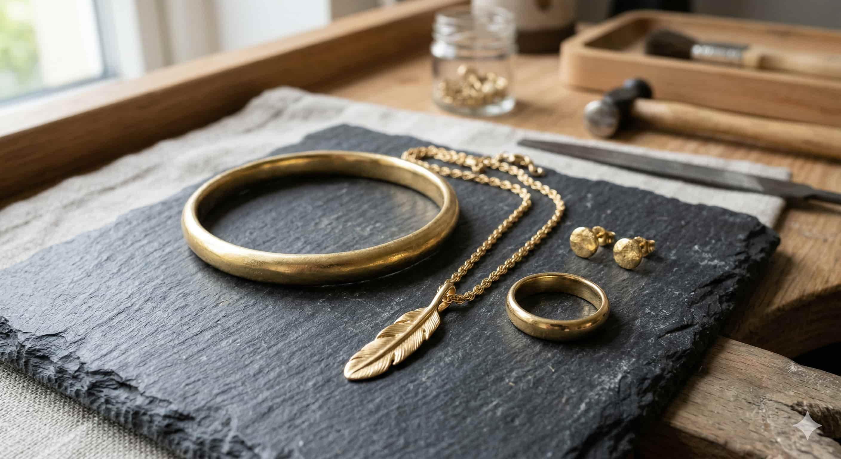 Goldschmuck ohne Punze