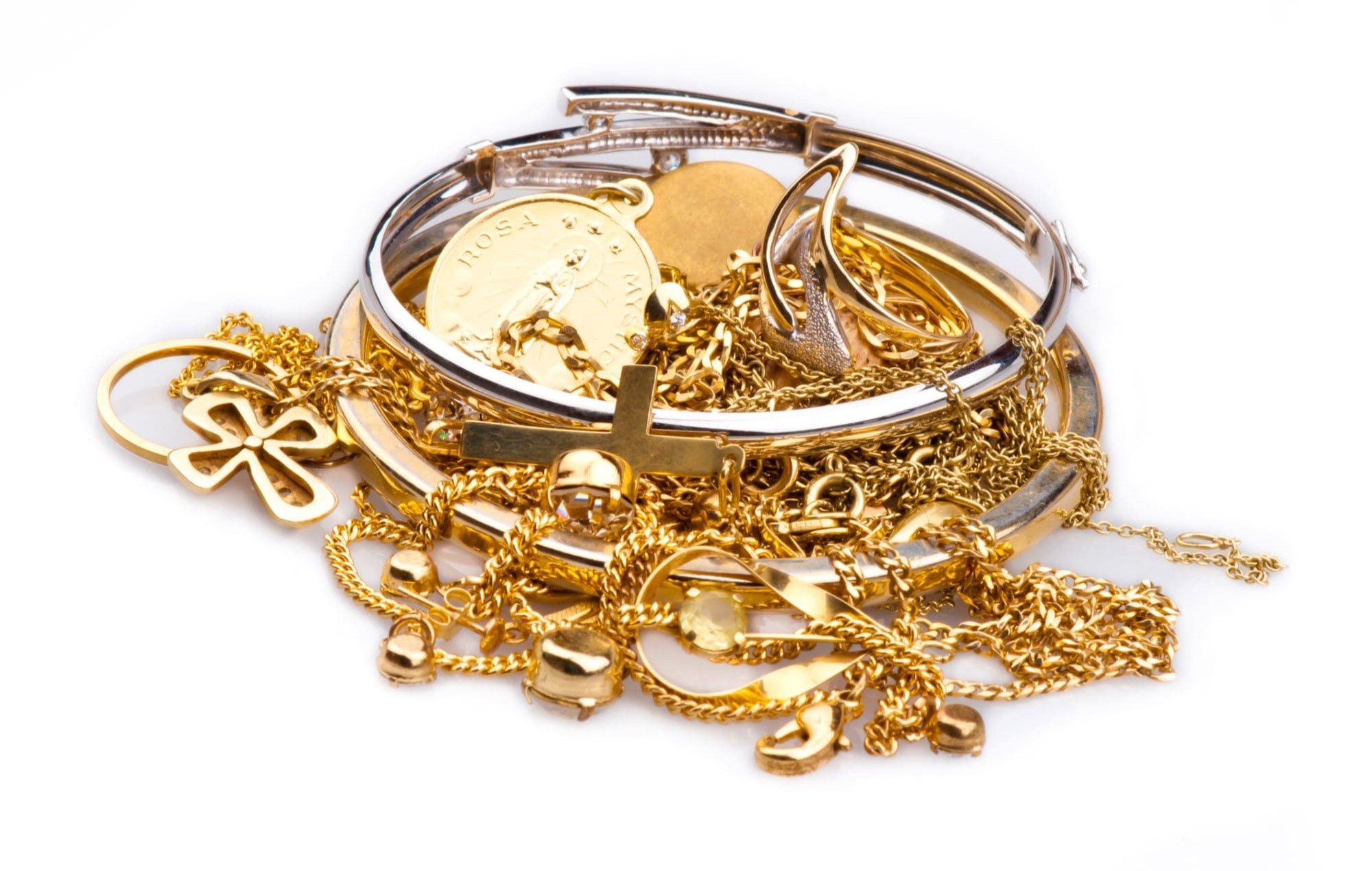 Goldschmuck und Geld